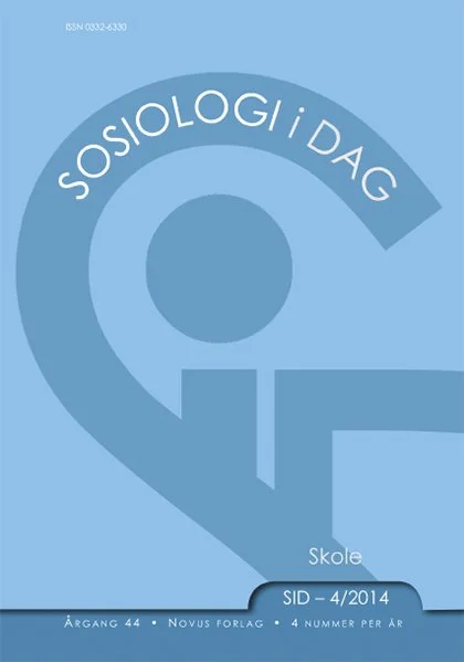 original sosiologi i dag omslag, skole temautgave