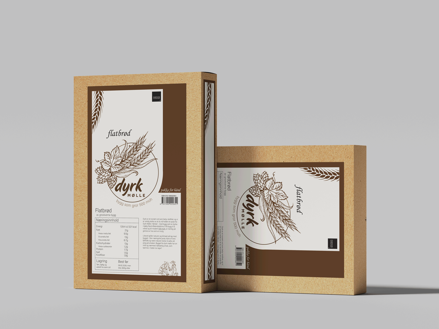 Flatbrød mockup