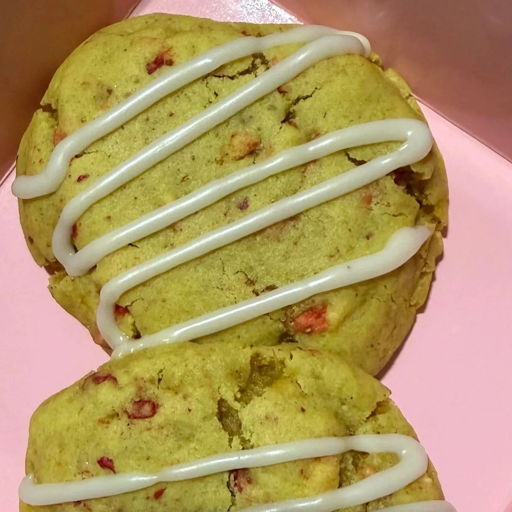 Lemon Strawberry Cookies