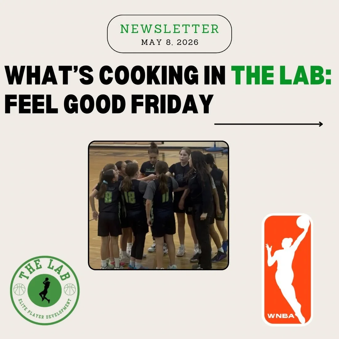 Happy Friday! 💚Our newsletter is a little different this week. We're shouting out a powerful coaching moment from last weekend + some cool WNBA news 🏀

Tap in 🔗 thelab-basketball.com 🧪It's bigger than basketball here 

#TheLab #BeHer #GirlsBasket