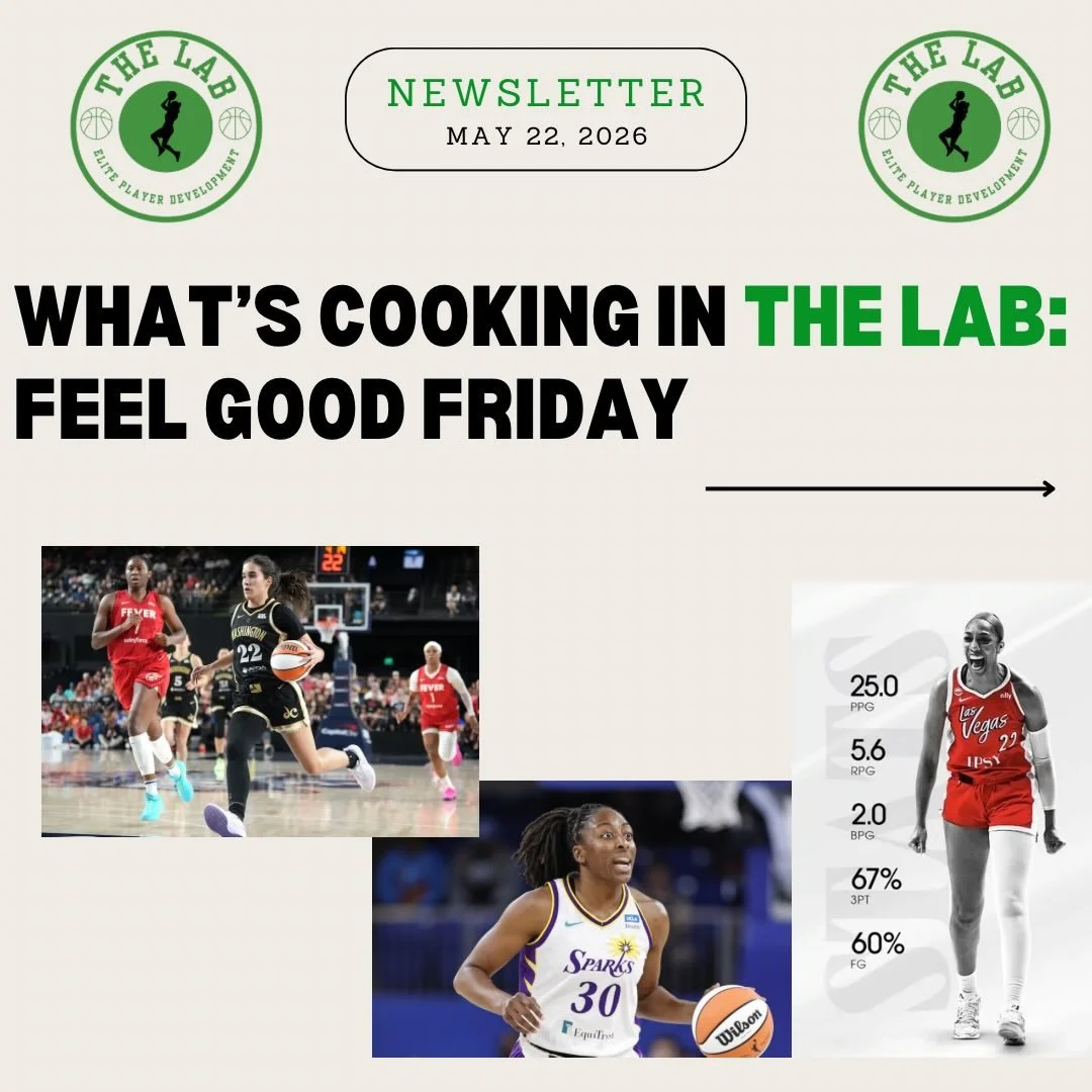 Happy Friday Lab Fam 💚 Check out our good news this week! Let's go DC women's sports 👏👏👏

Tap in 🔗 thelab-basketball.com

#TheLab #BeHer #GirlsBasketball #EmpoweringGirls #BasketballNewsletter
