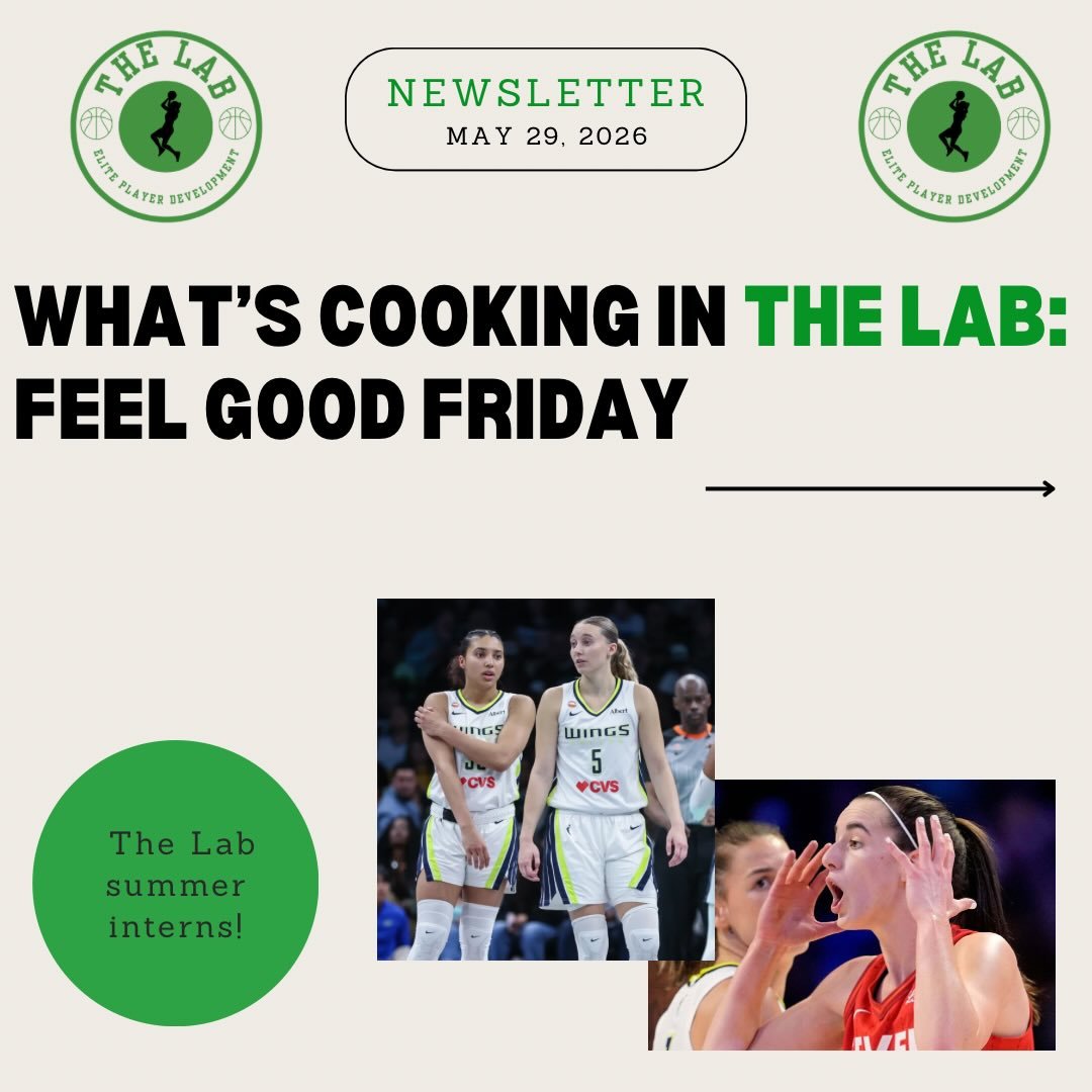 💚Happy Friday, Lab Fam💚 📞Calling for summer interns in the area looking to gain experience in women's basketball! We're looking for female hoopers who are in high school, hit us up to learn more! 🏀🧪

Tap in 🔗 thelab-basketball.com

#TheLab #BeH