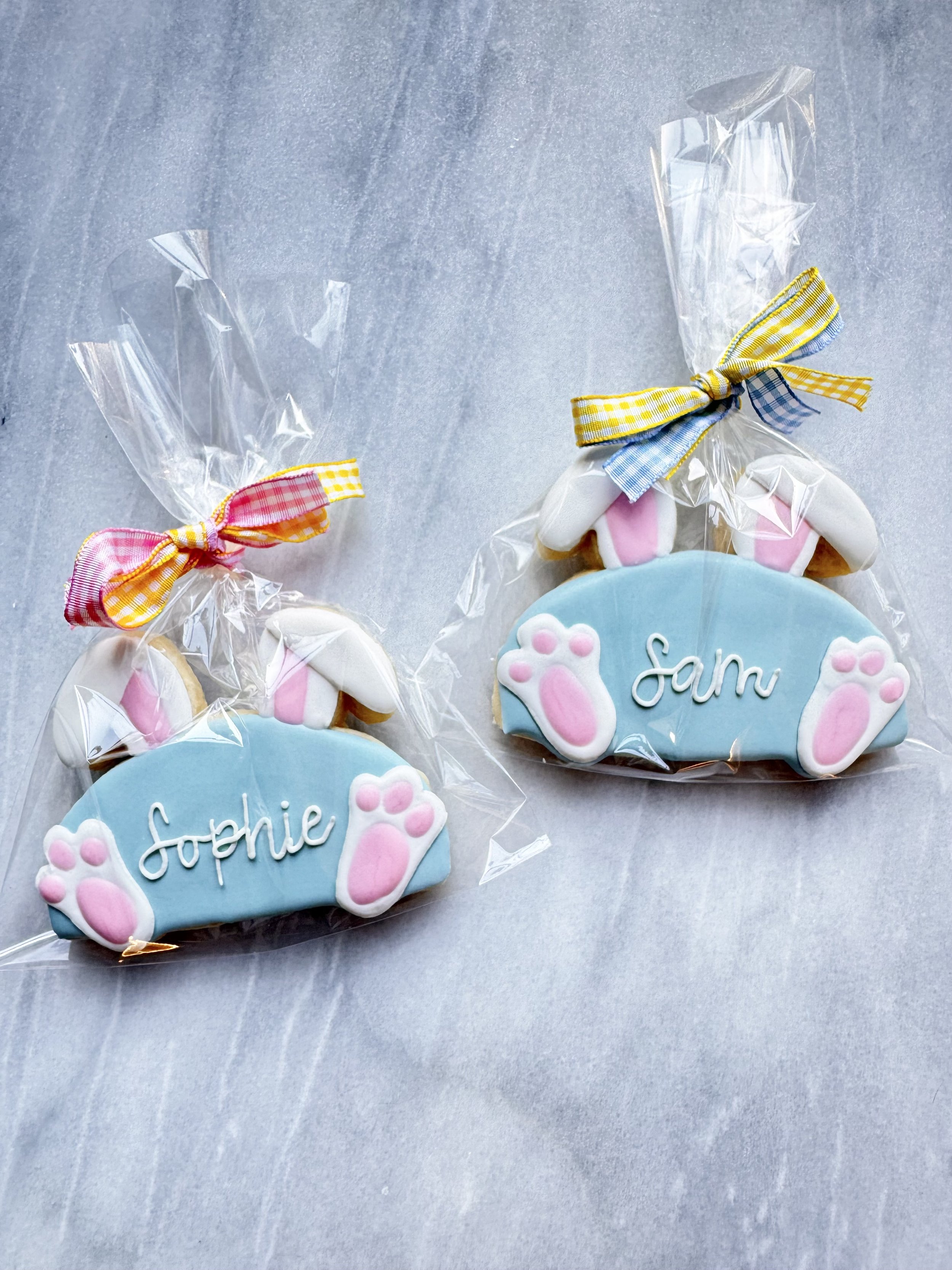 Personalized Bunny Cookie