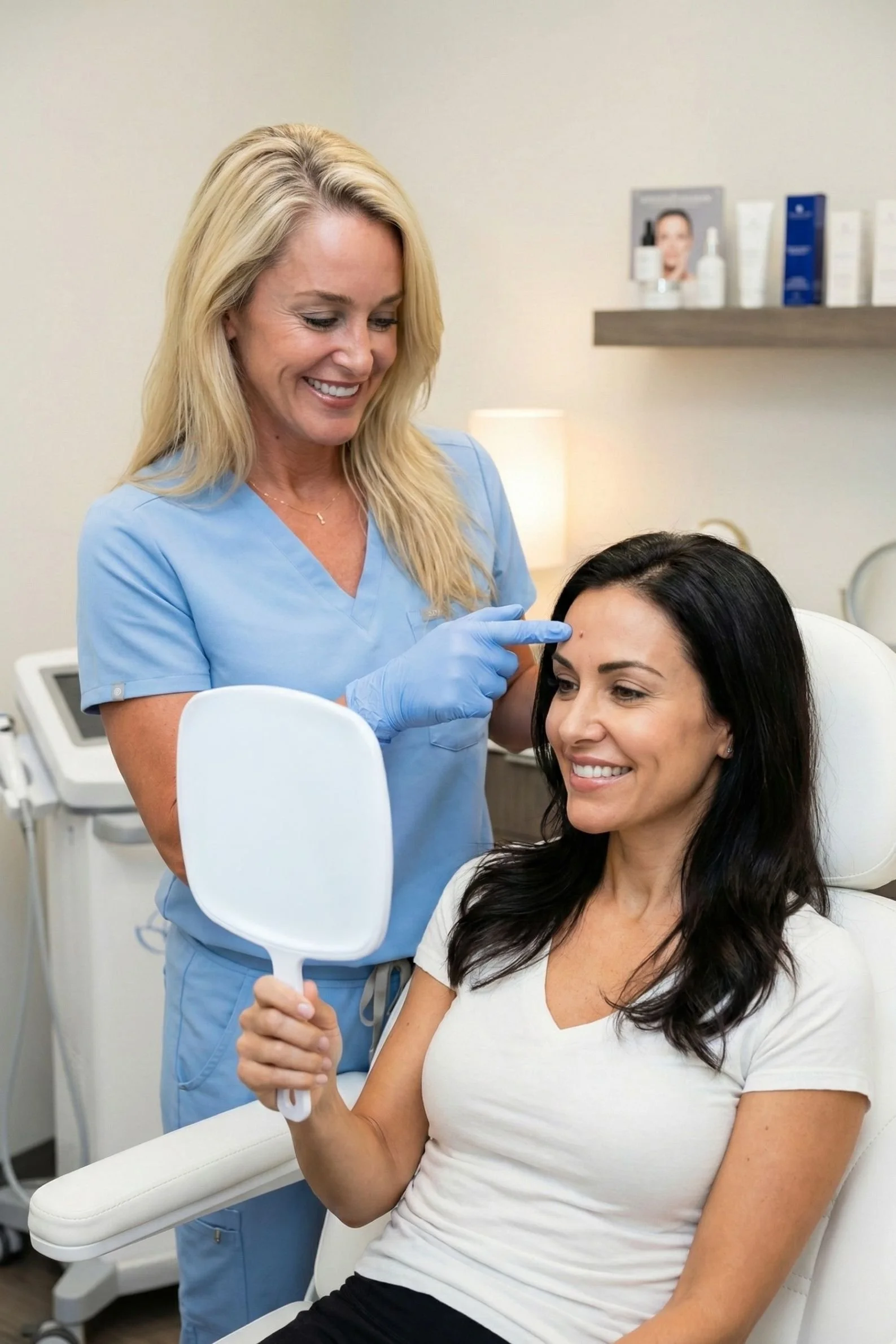 Tricia Walls, MSN, APRN uses the best injectables for your aesthetic journey. Book a consultation today!