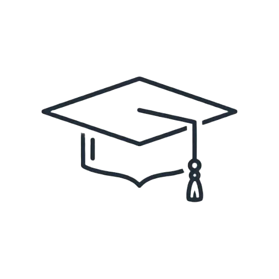 Geometric drawing of an outline square with sections divided by vertical, horizontal, and diagonal lines.