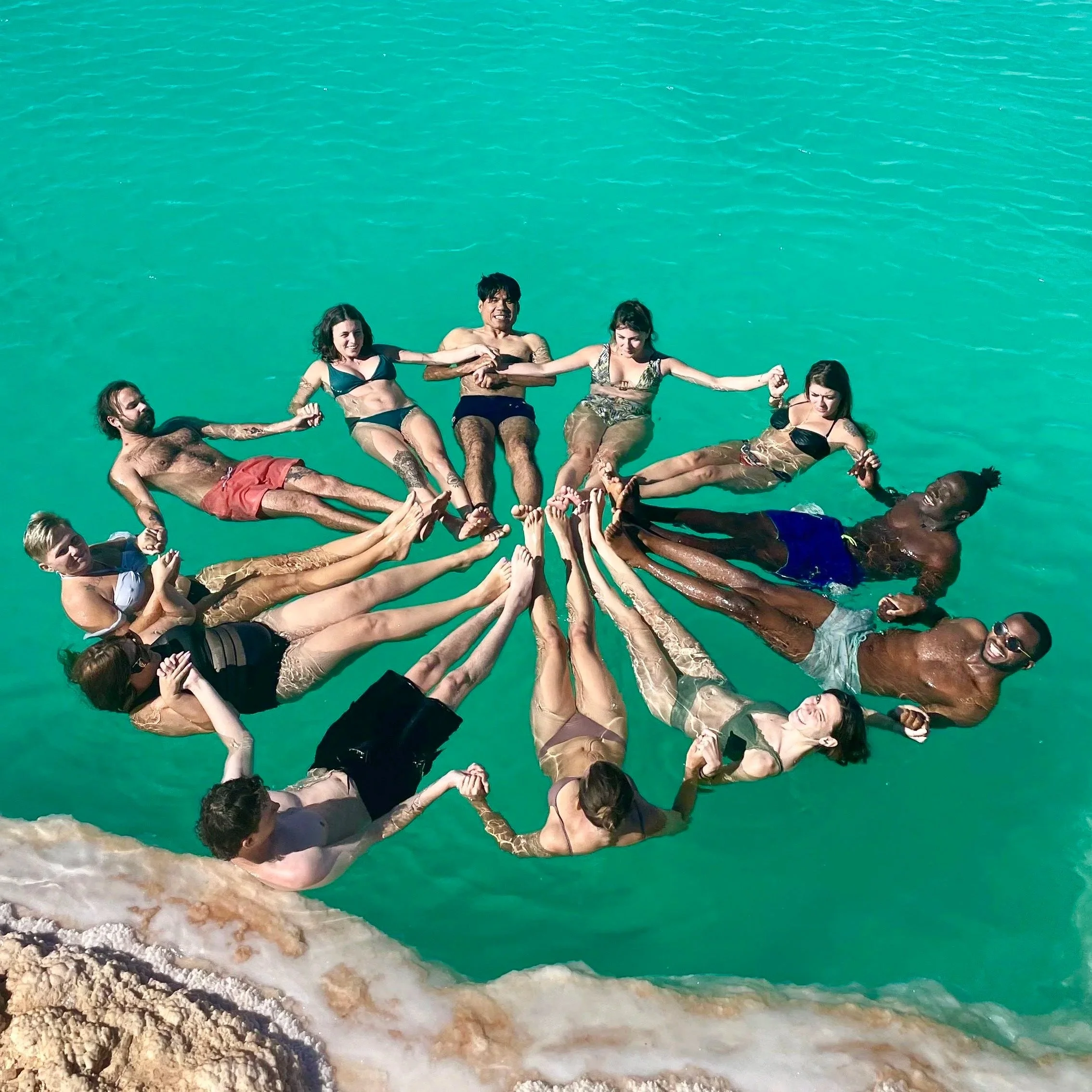 Float at Siwa salt lake 