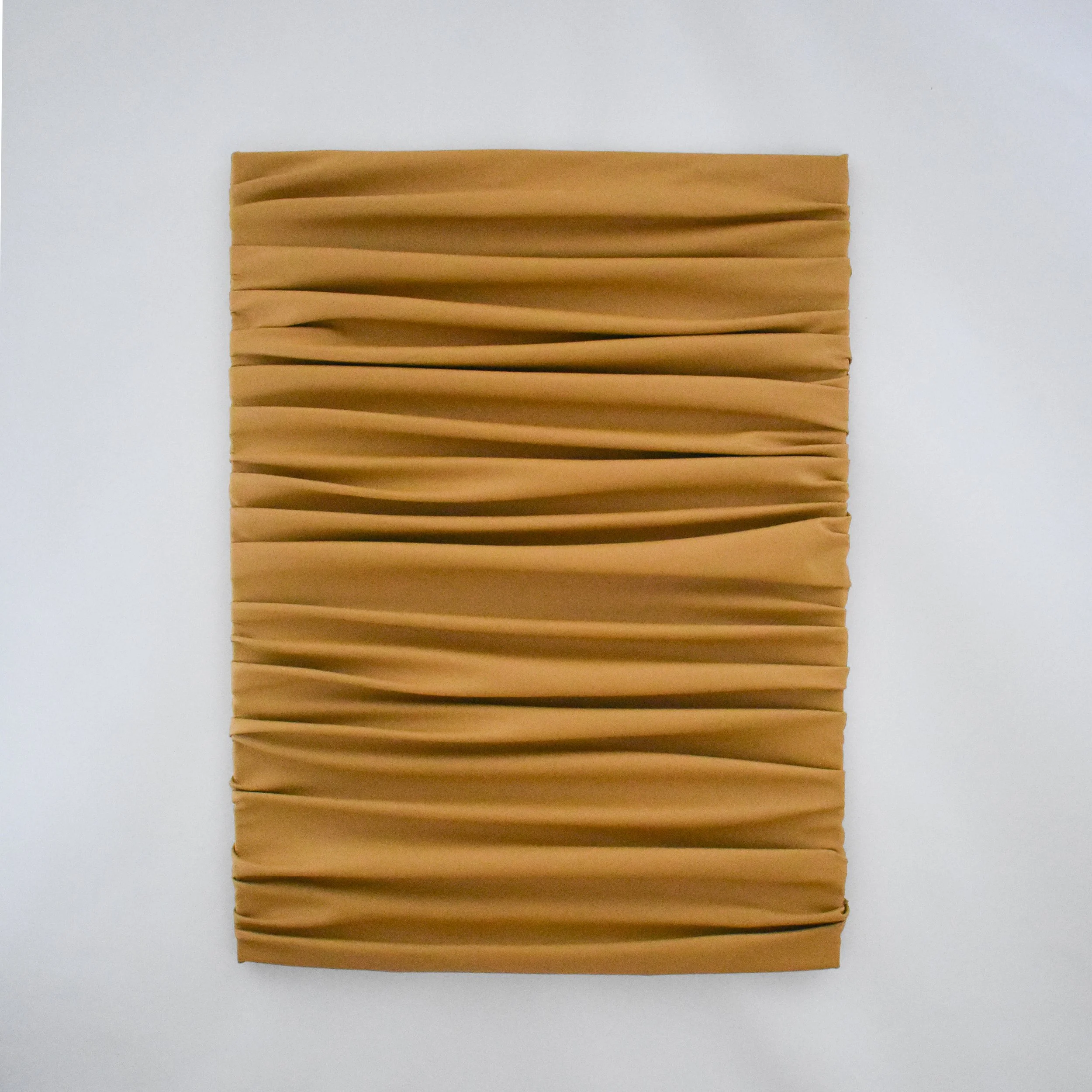 Mustard Linear in Leather