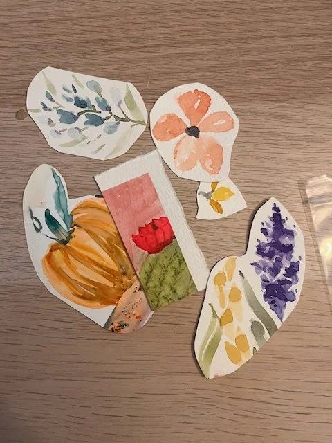 Watercolor Junk Journal botanical bits