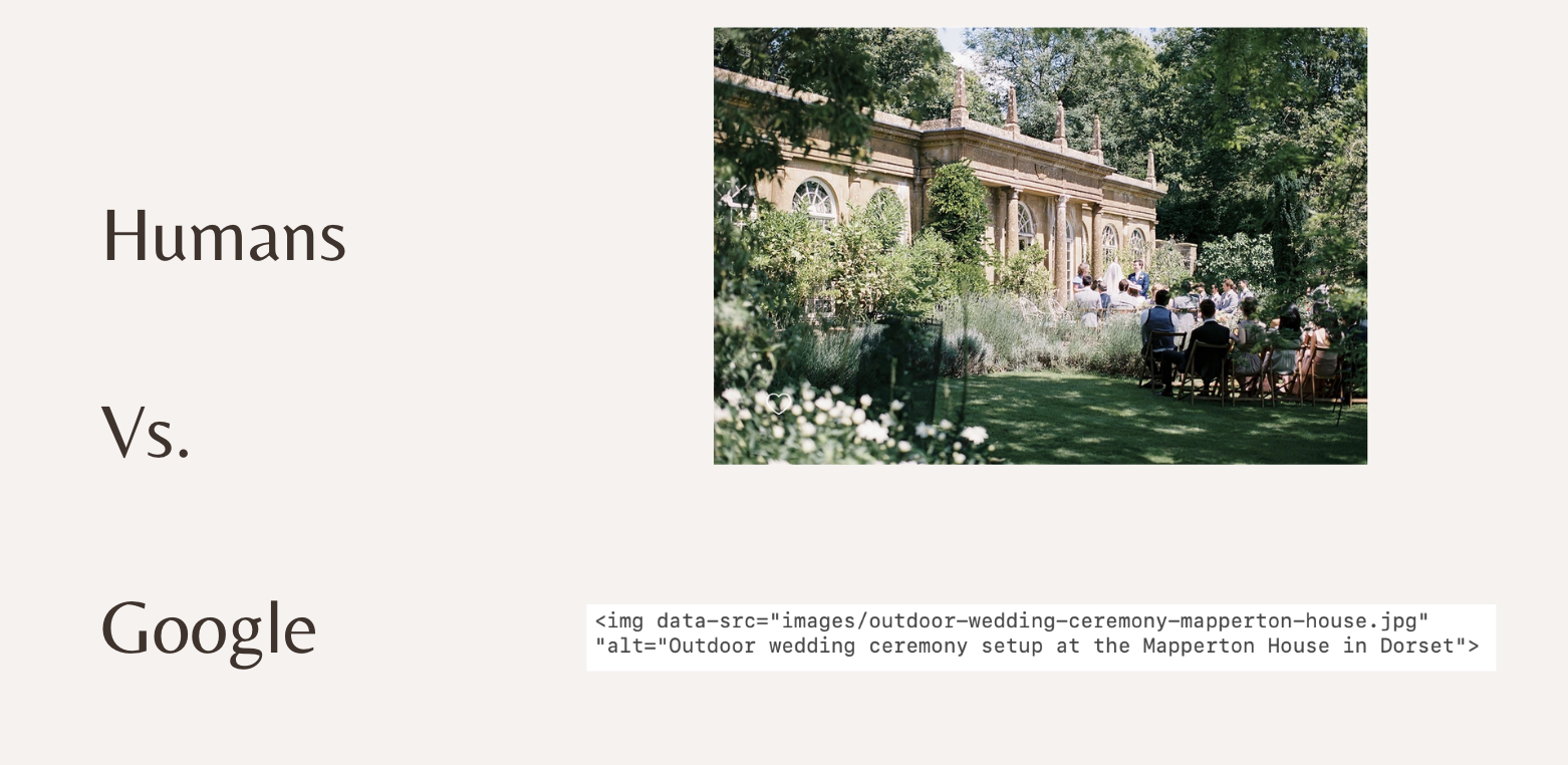 Example of how Google perceives images as opposed to humans