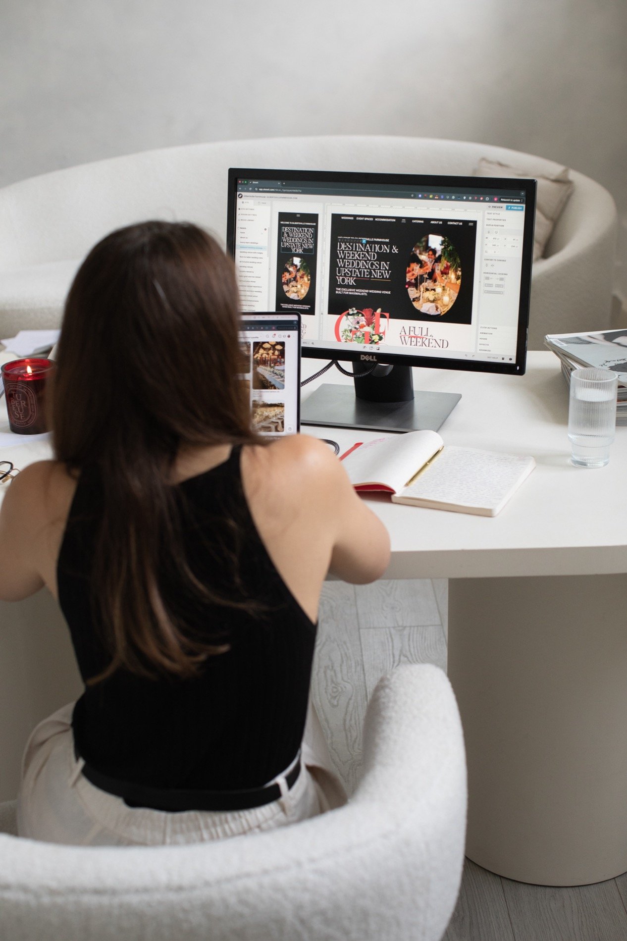 Nergis is working on a bespoke SEO website audit for a client