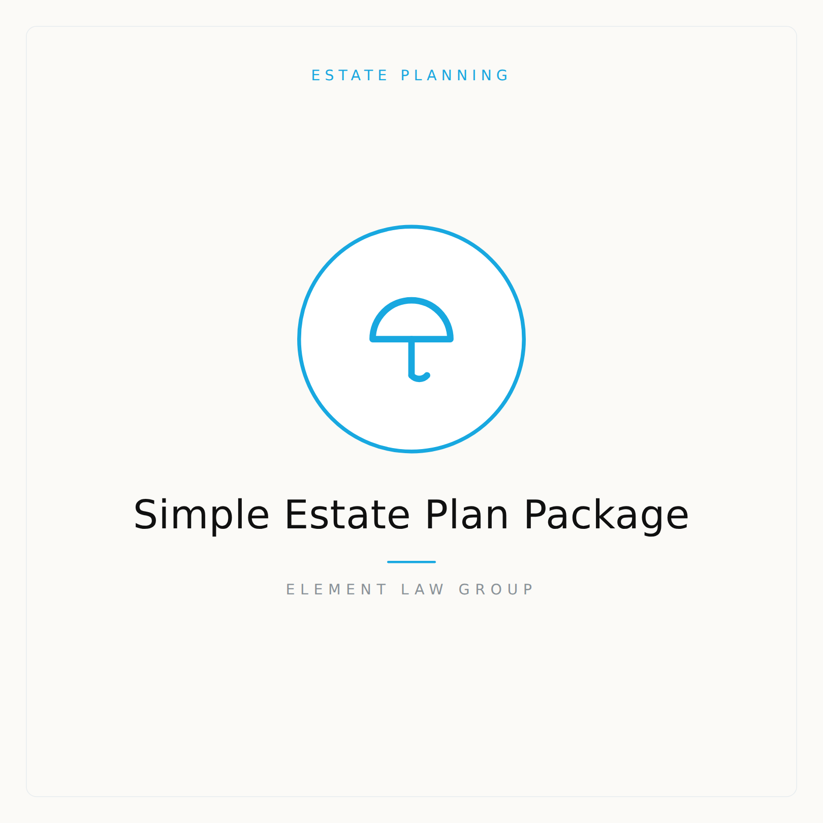 Simple Estate Plan Package