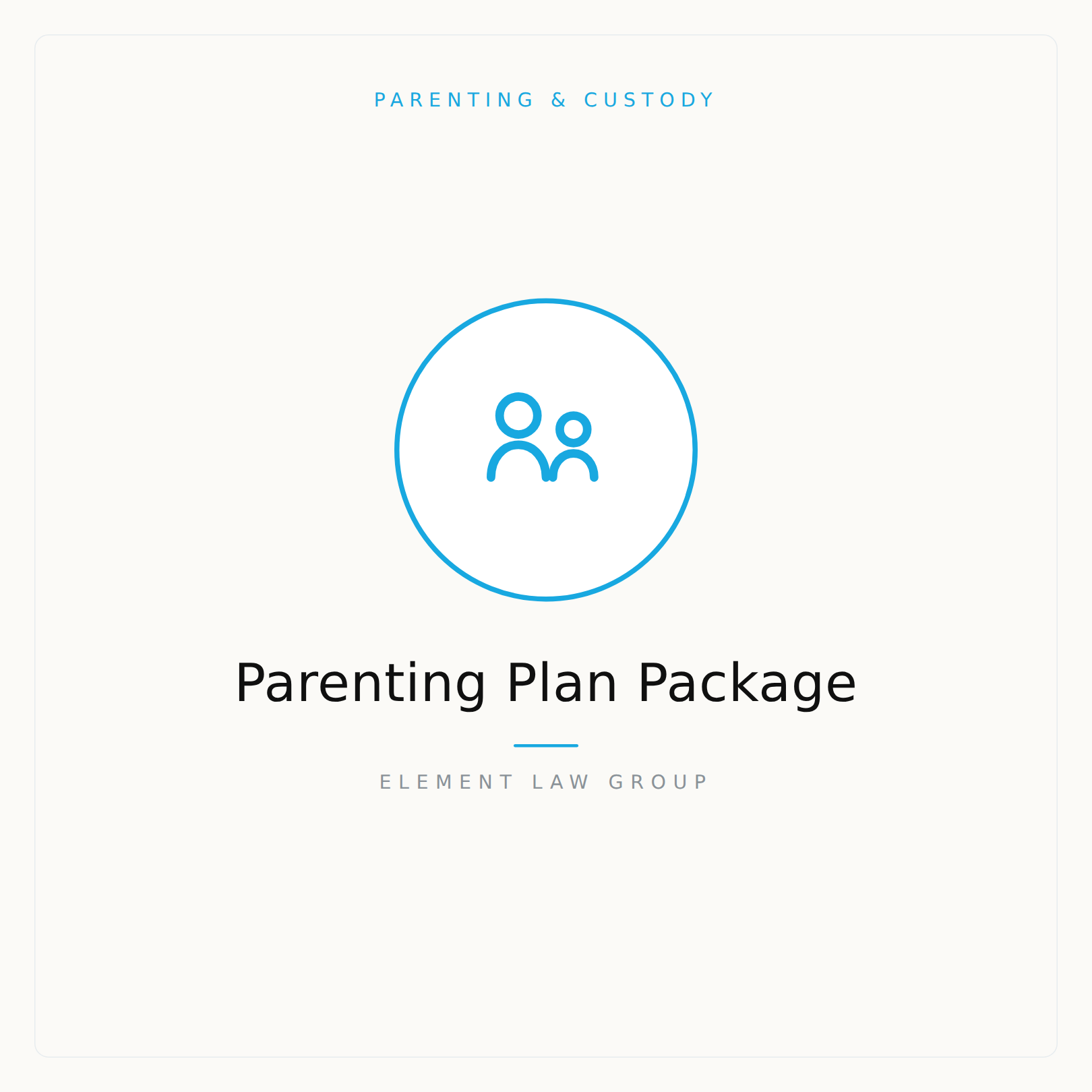 Parenting Plan Package