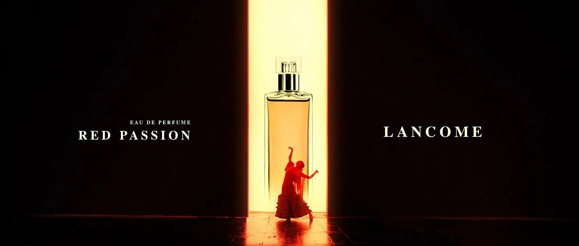 EAU RED PASSION · LANCOME · COMMERCIAL