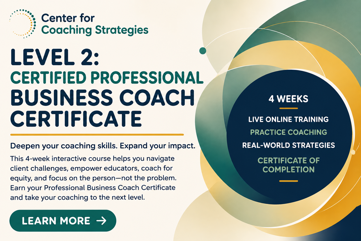 The Center for Coaching Strategies Busenss Coach Training