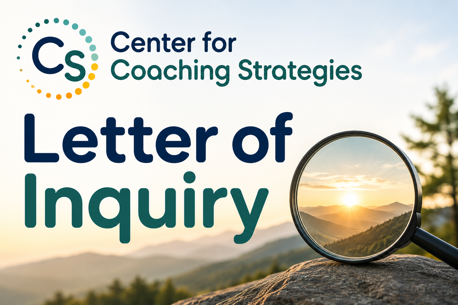 'Center for Coaching Strategies Letter of Inquiry'
