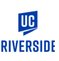 UC Riverside logo with blue shield and white text