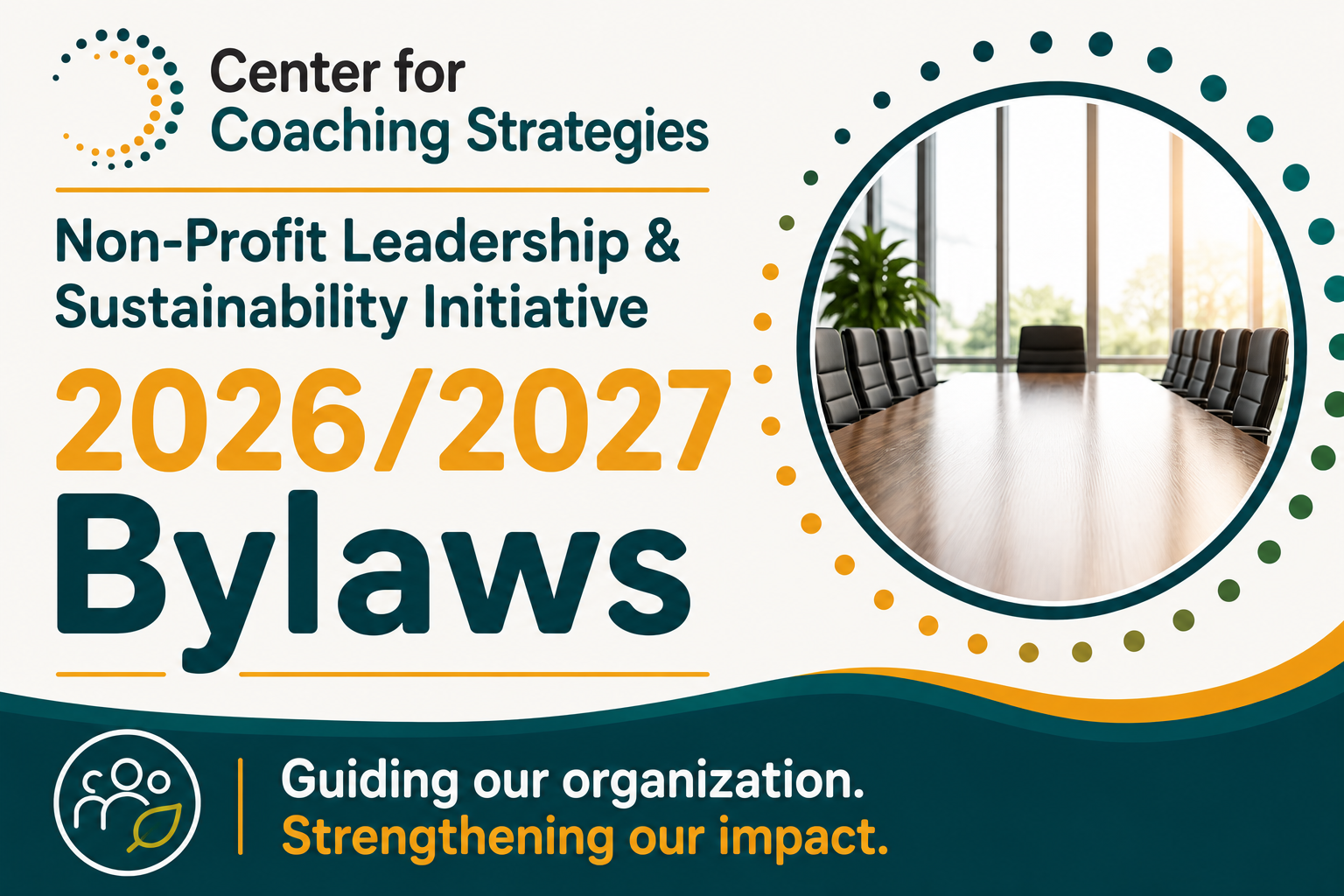 Center for Coaching Strategies Leadership and Sustainability Initiative, 2026/2027 By-laws