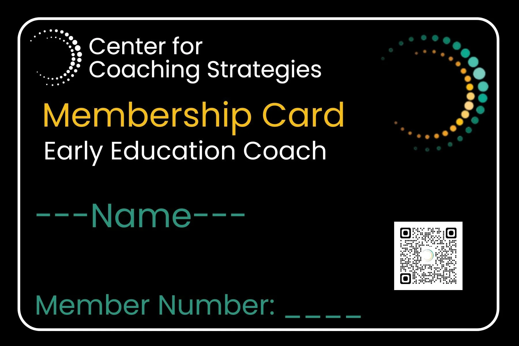 Early Childhood Education Coach Membership.