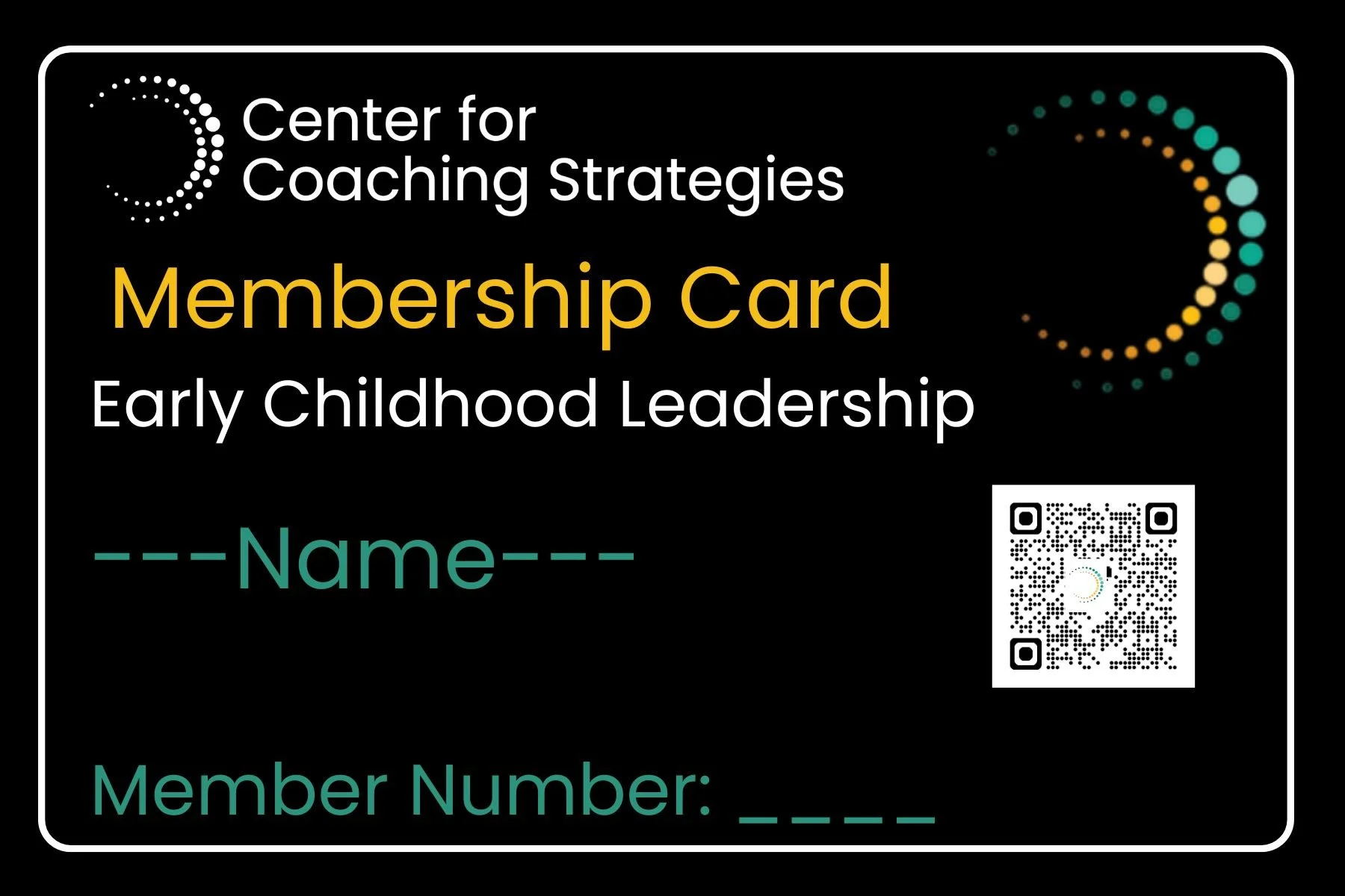 Early Chidhood Educaiton Leadership Membership