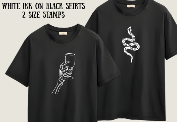 Spooky Linocut: Block Printed Tee