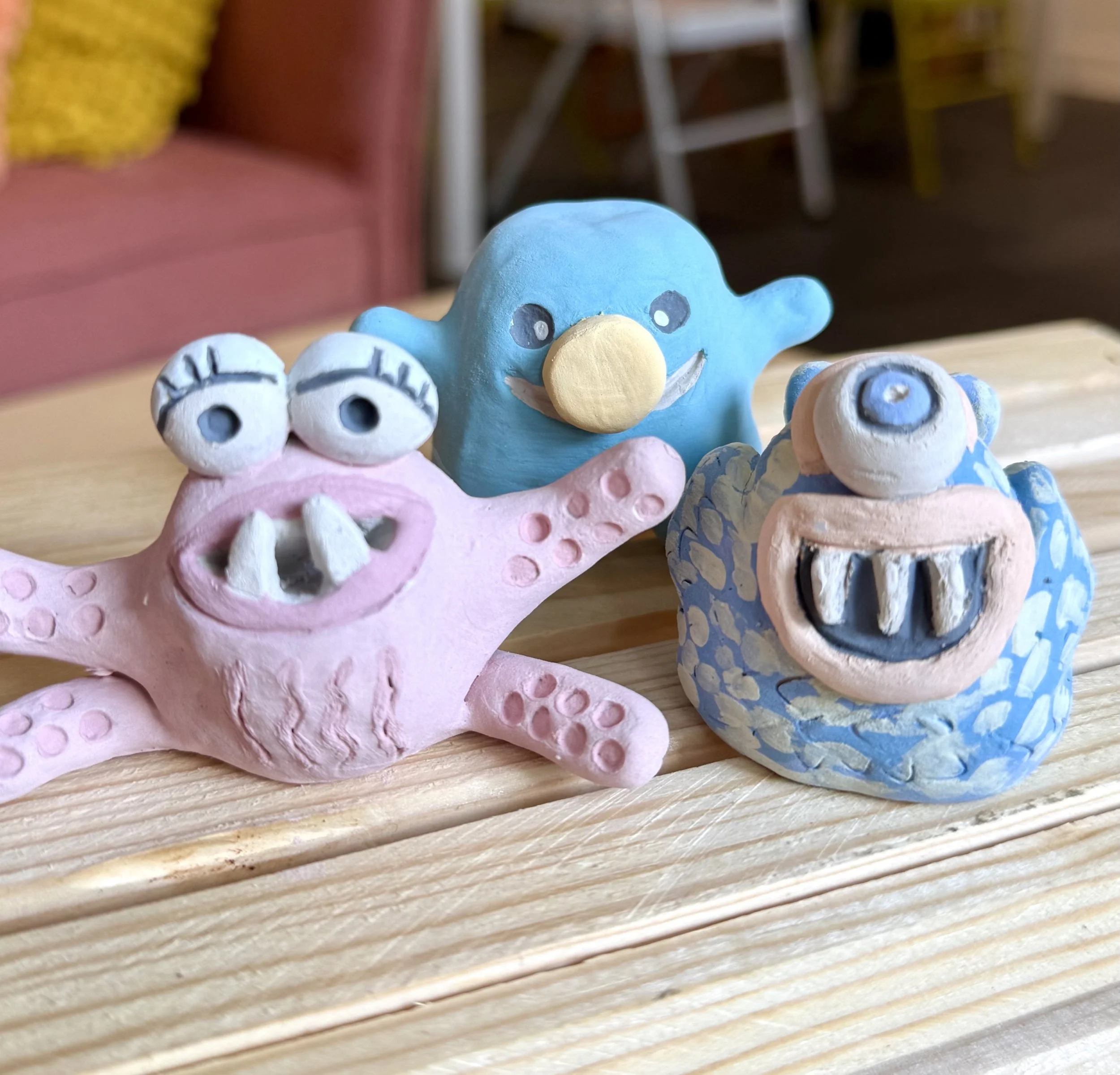 Clay Monsters: Mini & Me Ceramic Workshop