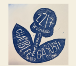 Address Stamp Linocut Workshop