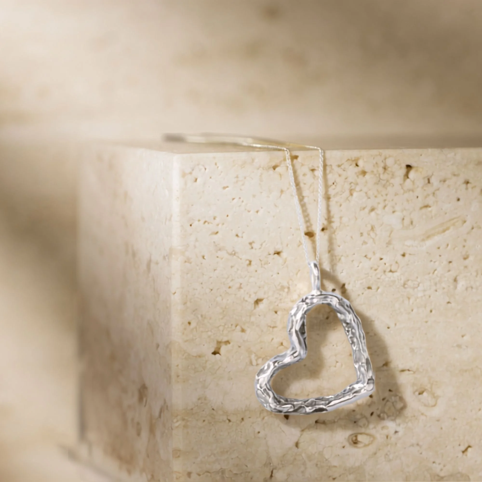 Heart Necklace - Sterling Silver