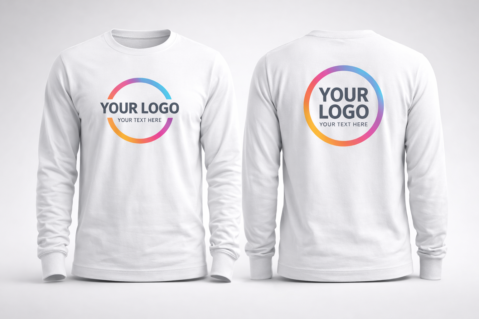 Adult Long-Sleeve T-Shirt (Front and Back Design)