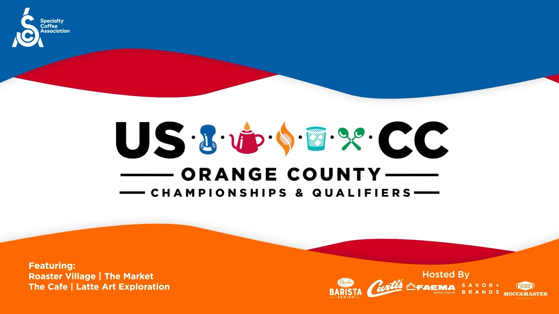 Event poster for the USCC Orange County Championships & Qualifiers. Created by Belfast-based Documentary Film Director Lloyd Edgar for LSFX Productions / USCC