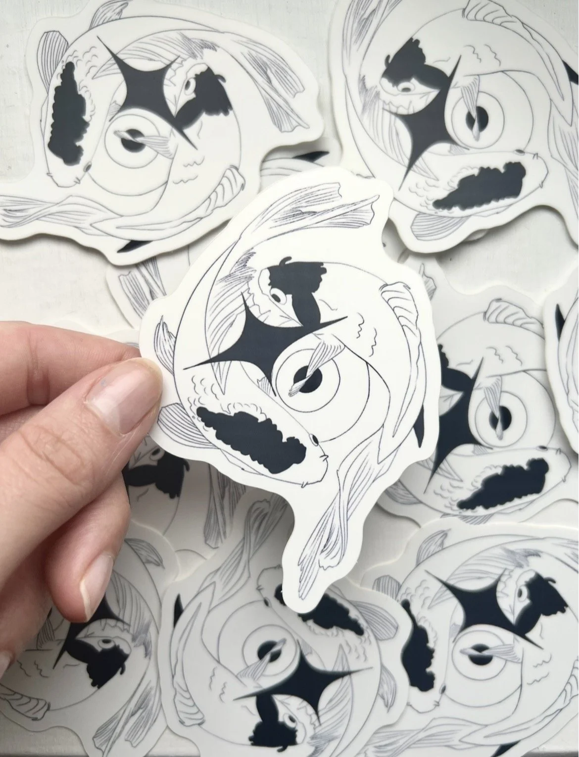 KOI FISH STICKER