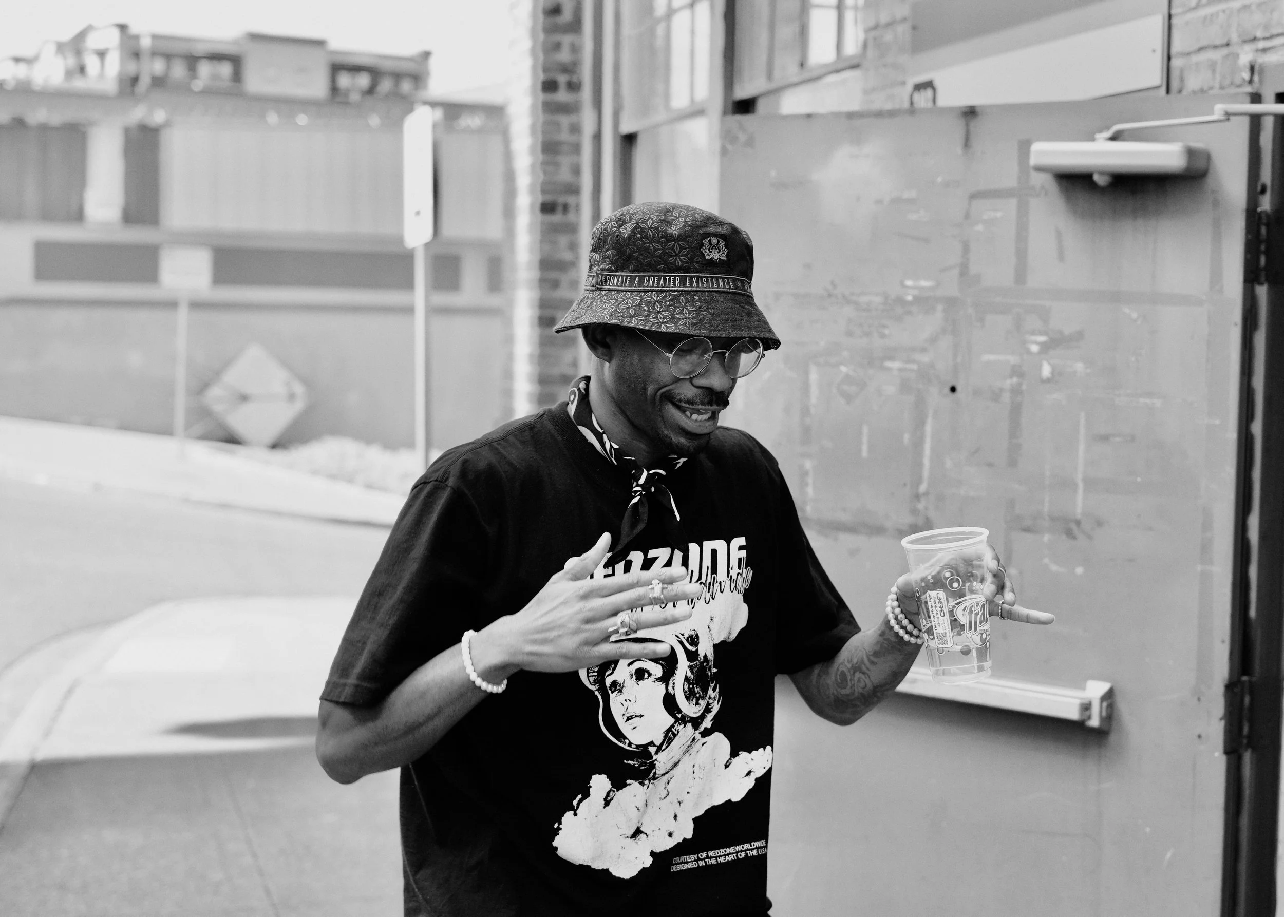 Perry Porter, outside Shed Studio