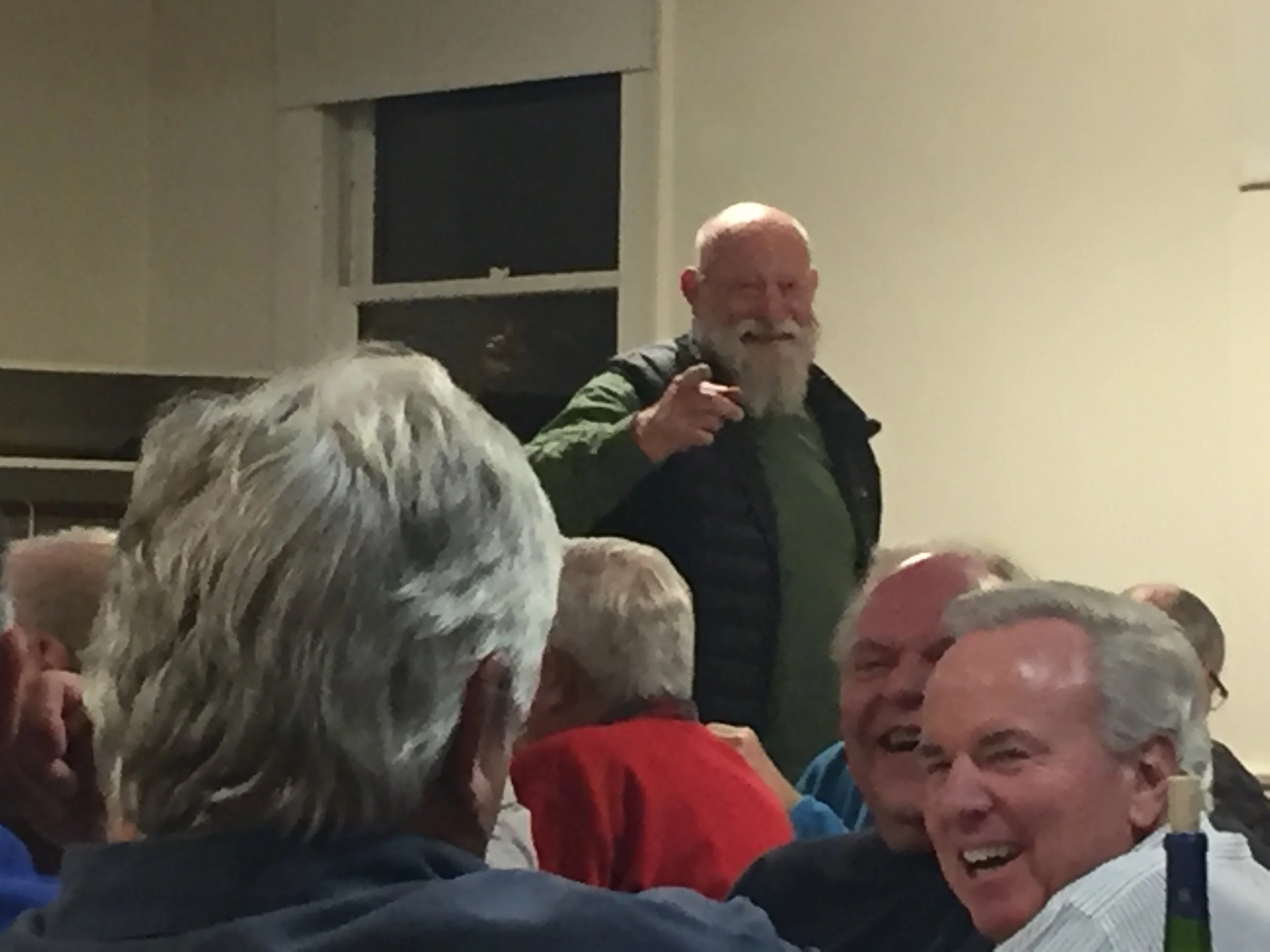 Nils Venge at the Social Dinner