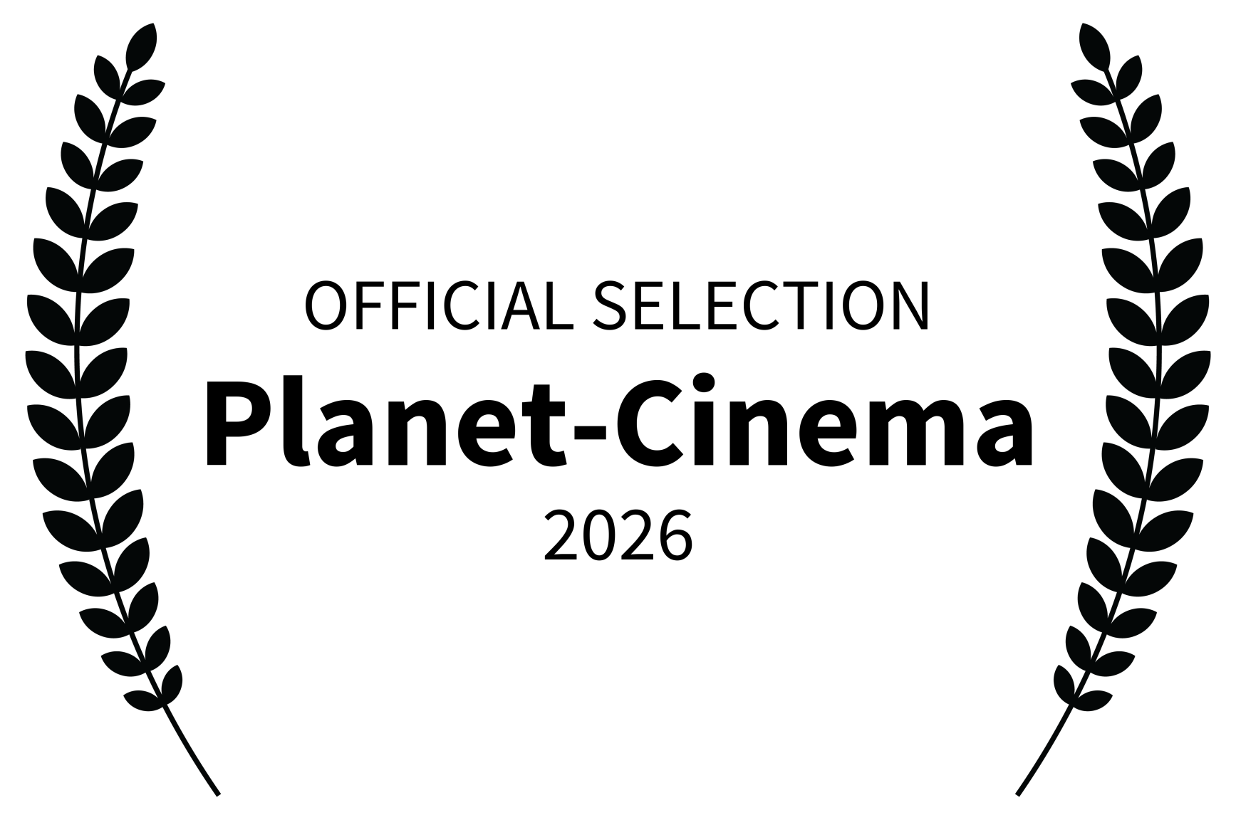 Black silhouette of a circular award medal with laurel leaves on either side, no text or specific details visible.