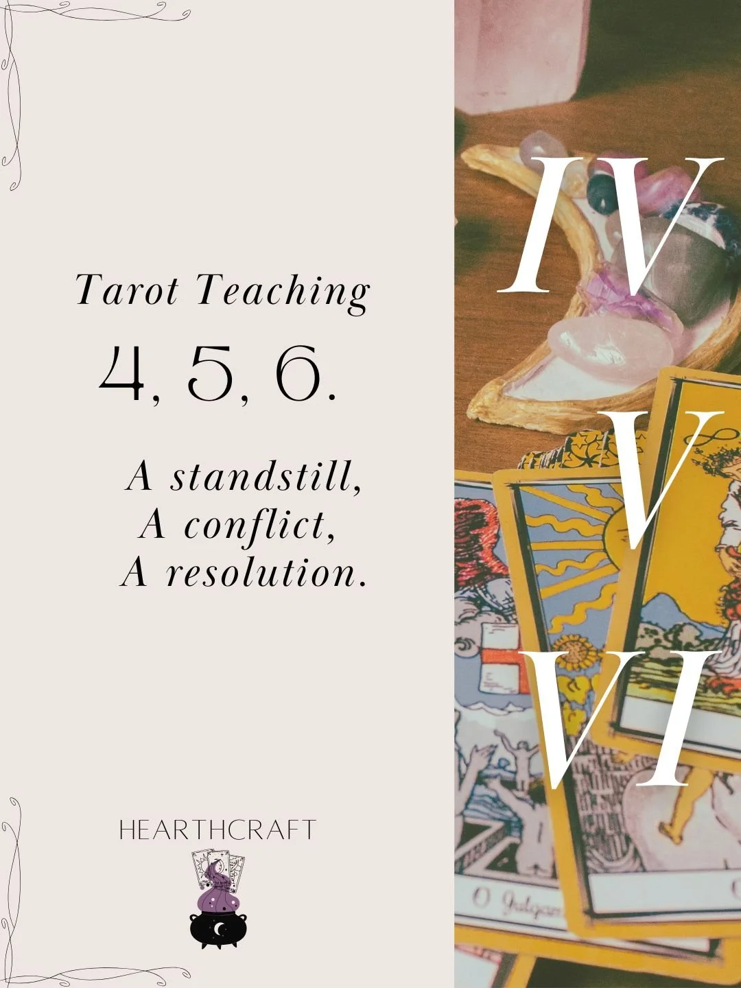 Course: Tarot Numerology, 4-6.