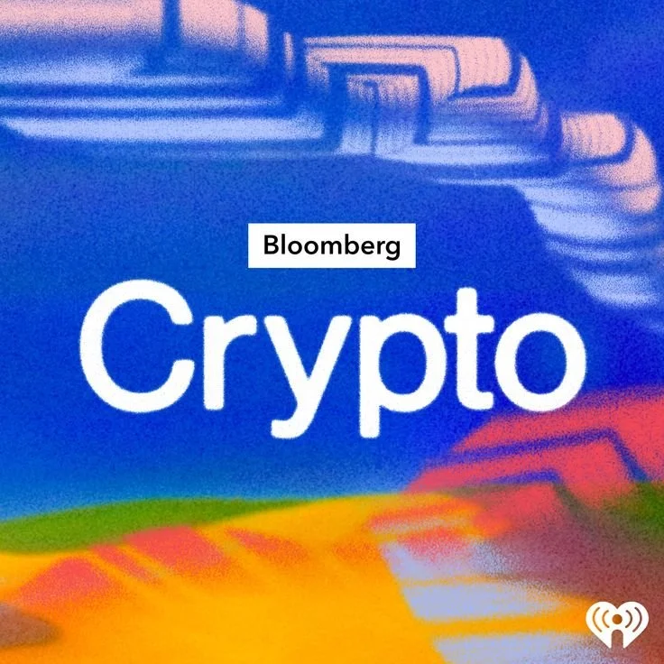Couvreture de guide ou livre intitulé 'Crypto' avec le logo de Bloomberg en haut.