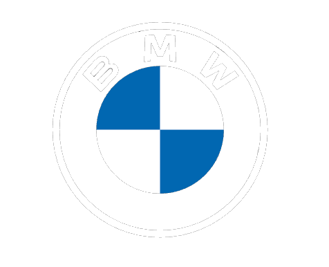 BMW logo with black background