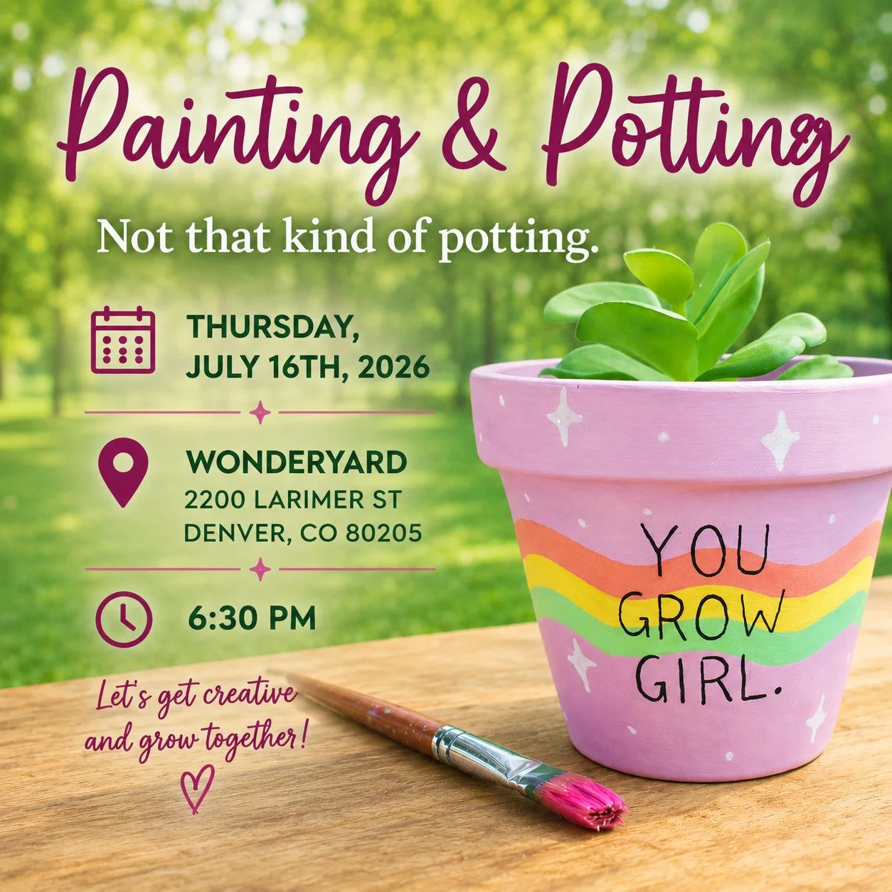 Painting and Potting