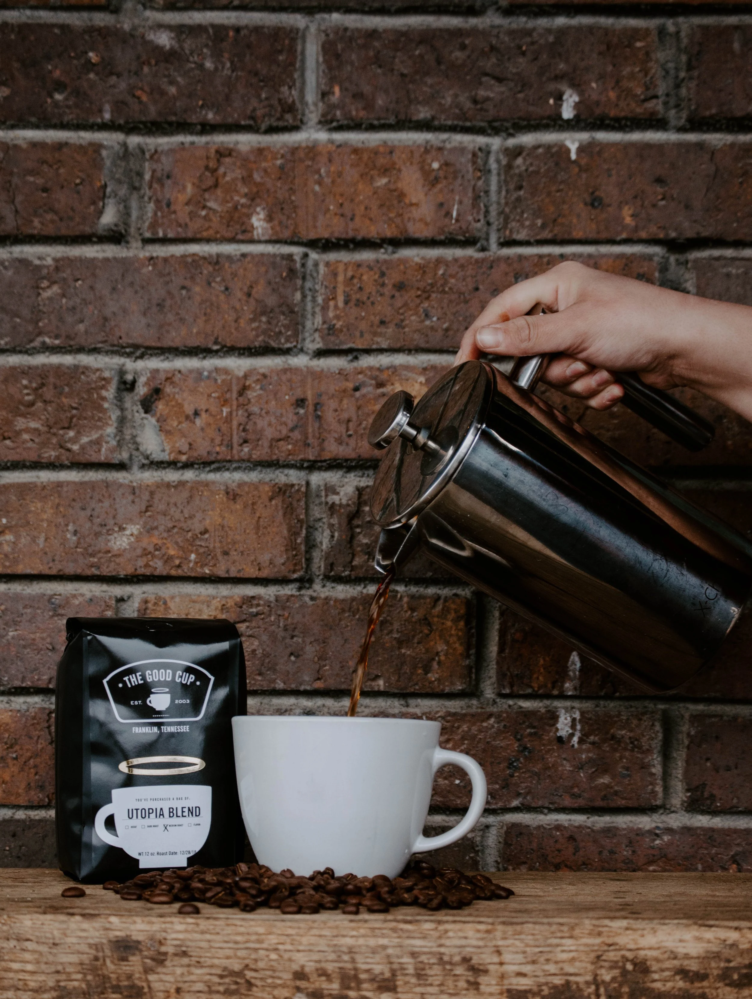 Our 'Utopia Blend' is the best house coffee around.