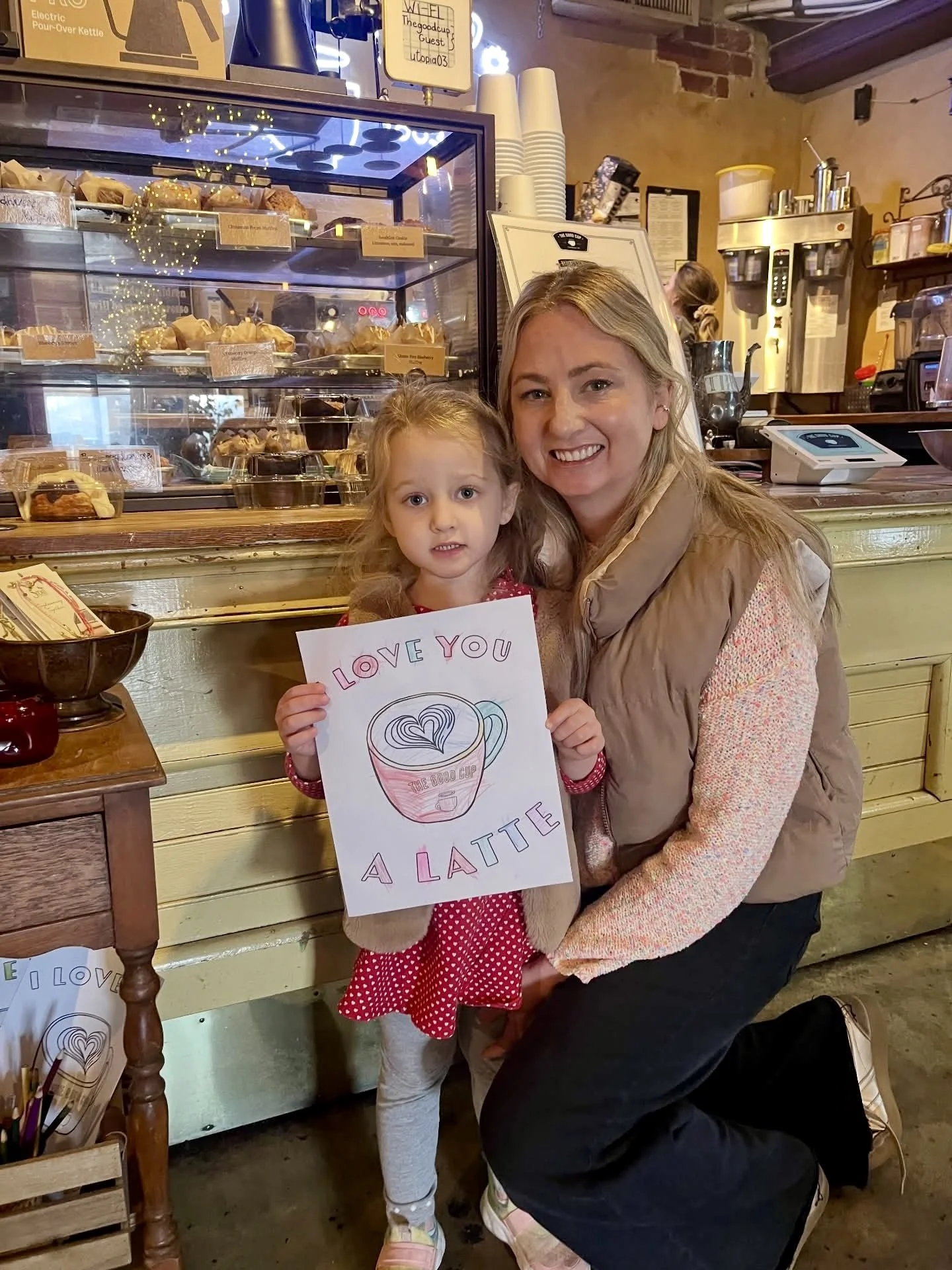 Families are always welcome in our cozy coffee shop.