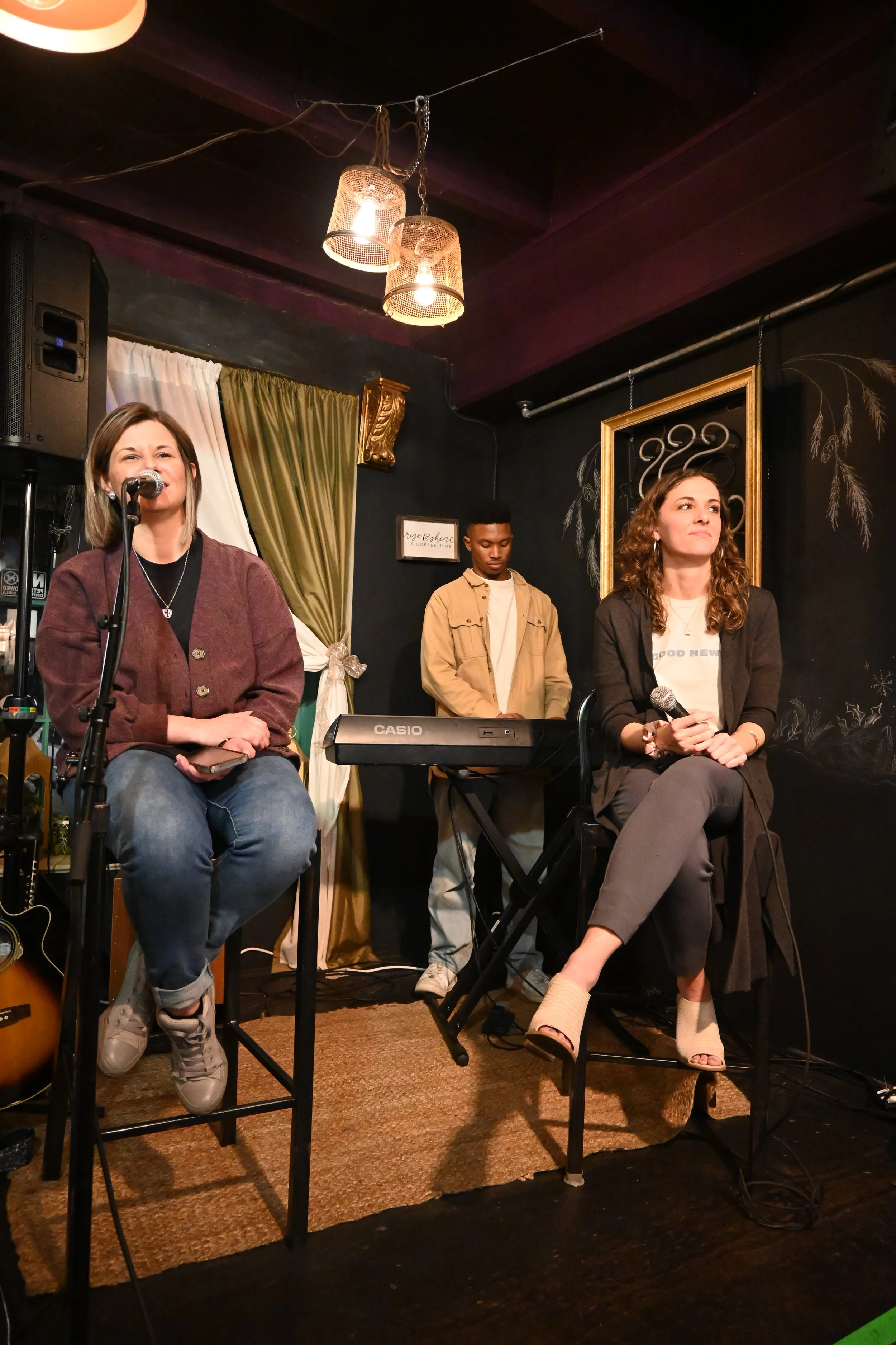 "Hearts" album release party for Victoria Garrett was hosted at The Good Cup.