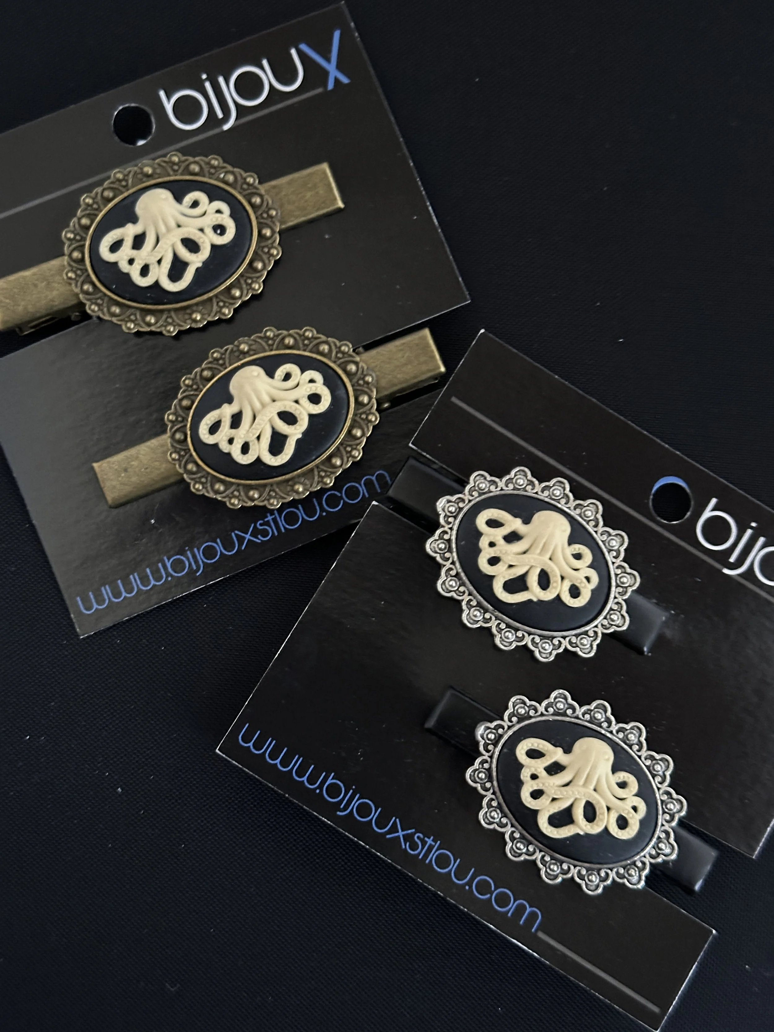 Cameo Collection - Hairclips - Animals & Fungi