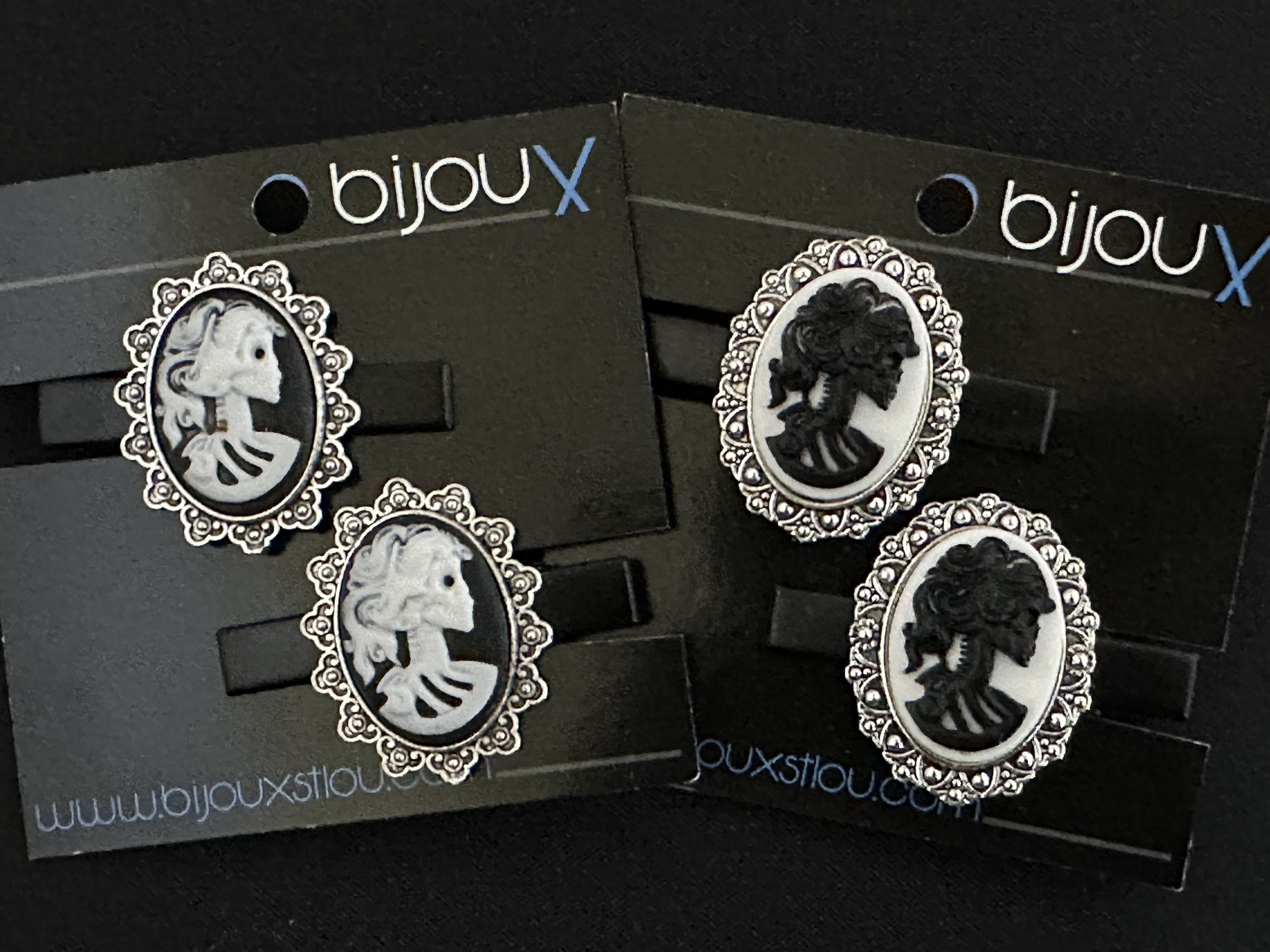 Cameo Collection - Hairclips - Skelly Dames