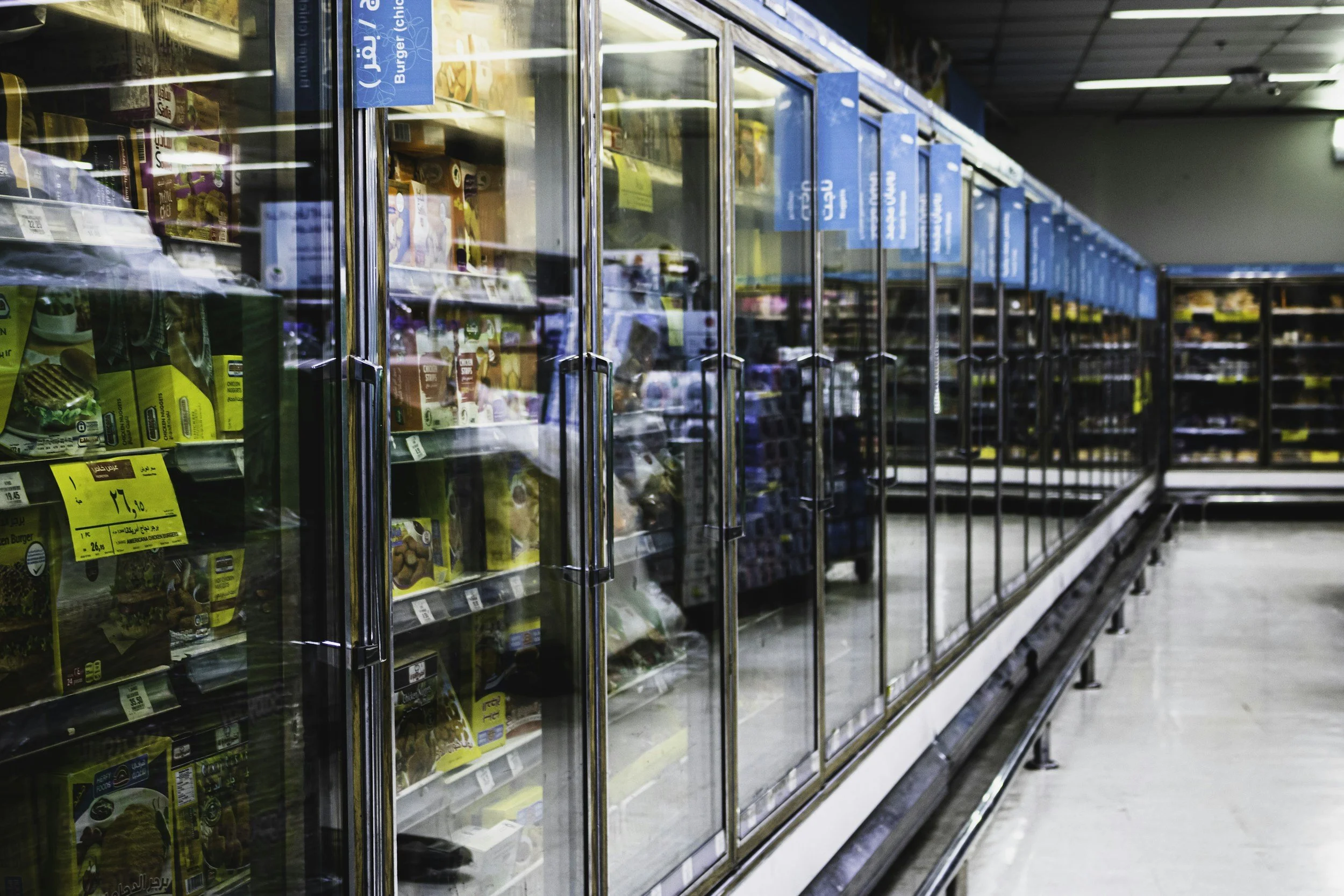 Commercial grocery store freezers supported by energy storage systems to reduce peak demand charges in the Lower Mainland.
