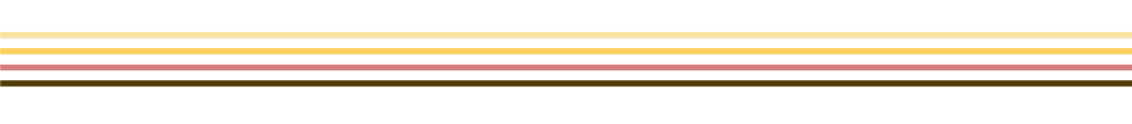Multiple colored horizontal stripes in shades of black, gold, red, and pink.
