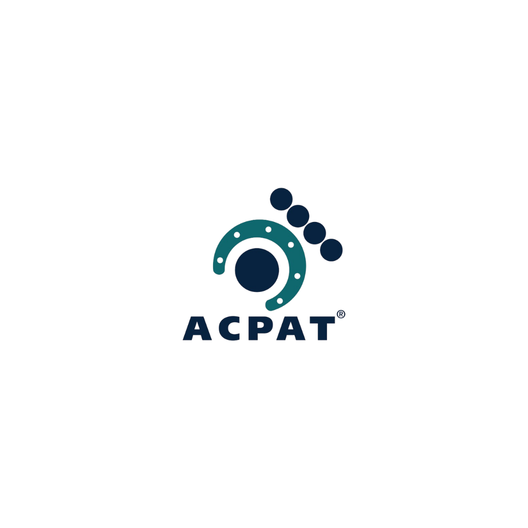 Logo of the Asian Clinical Psychology Association featuring a horseshoe-shaped design and the text 'A.C.P.A.T'.
