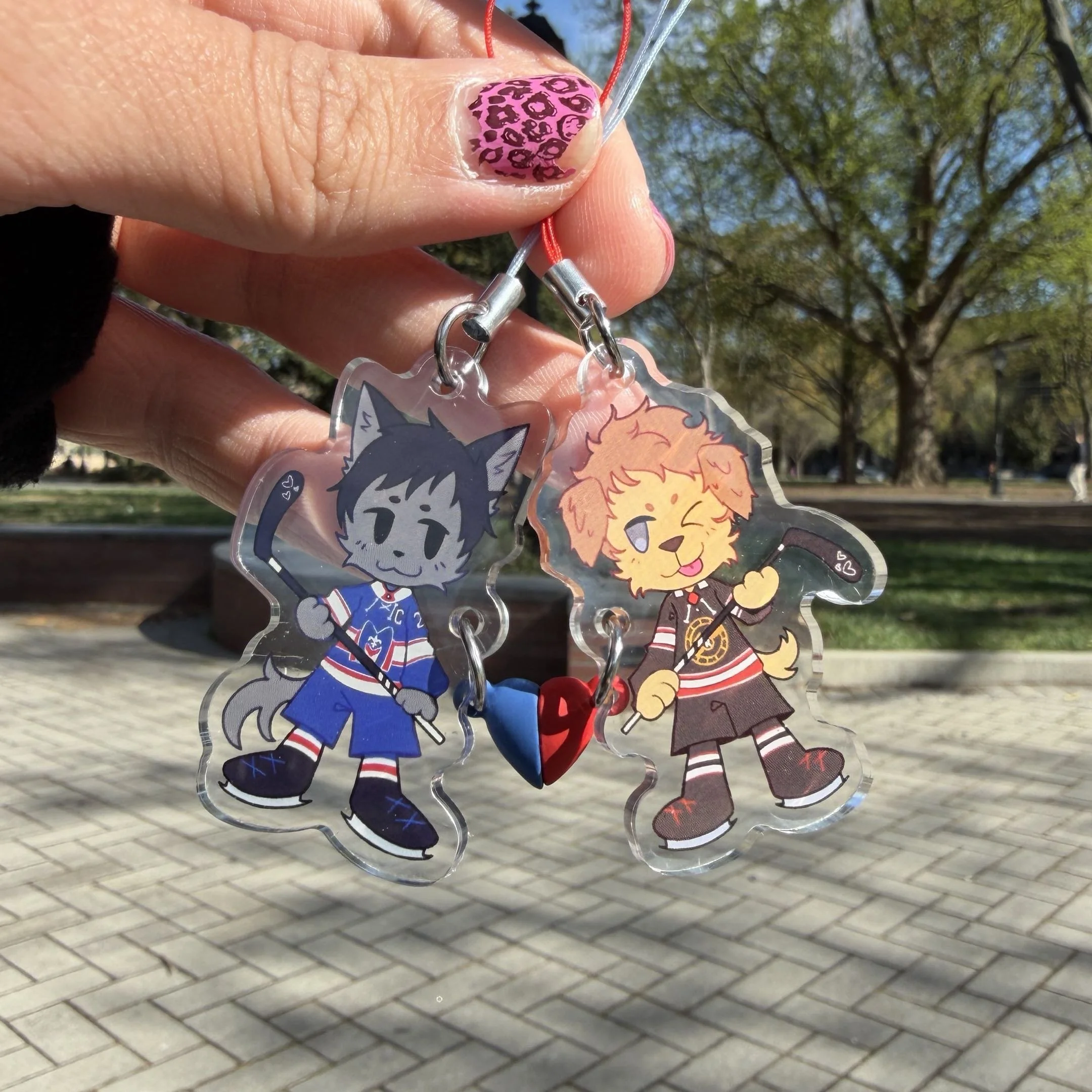 Heated Rivalry Linking Keychains - 2026