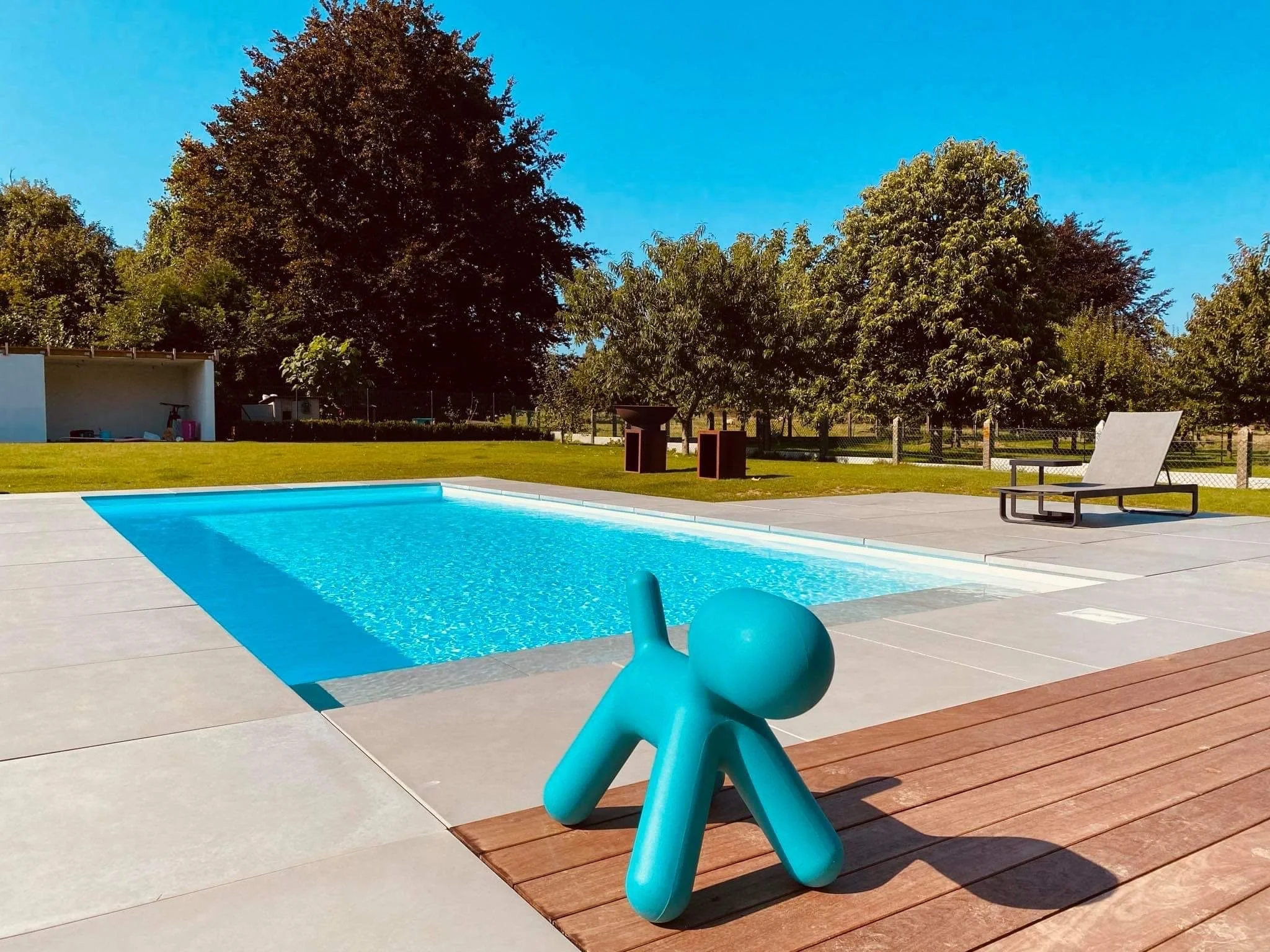 Piscine sur mesure avec membrane Alkor Touch blanche – Liège