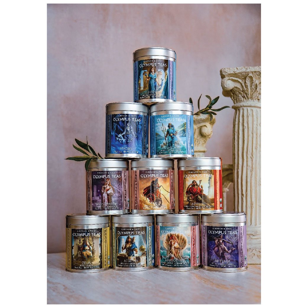 Simpson &amp; Vail Unveils Olympus Teas — A Ten-Part Collection Inspired by the Gods of Greek Mythology