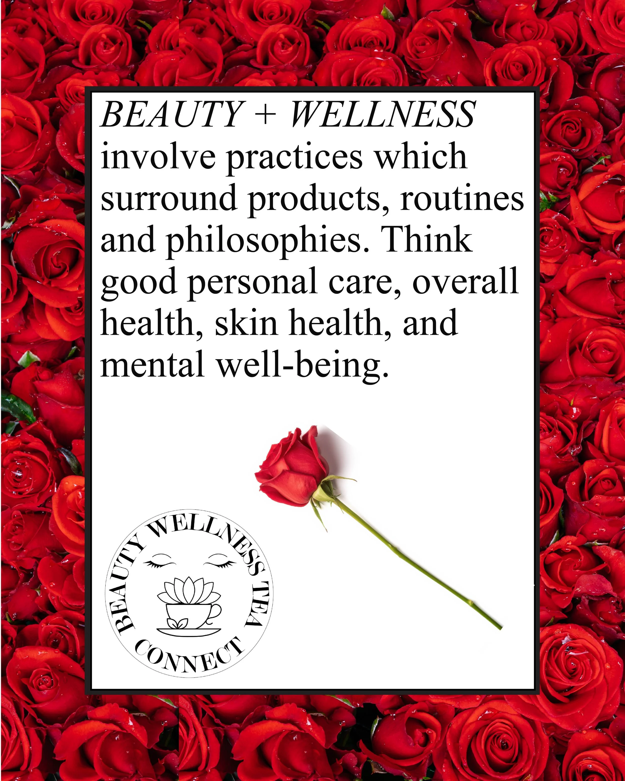 roses with a beauty statement