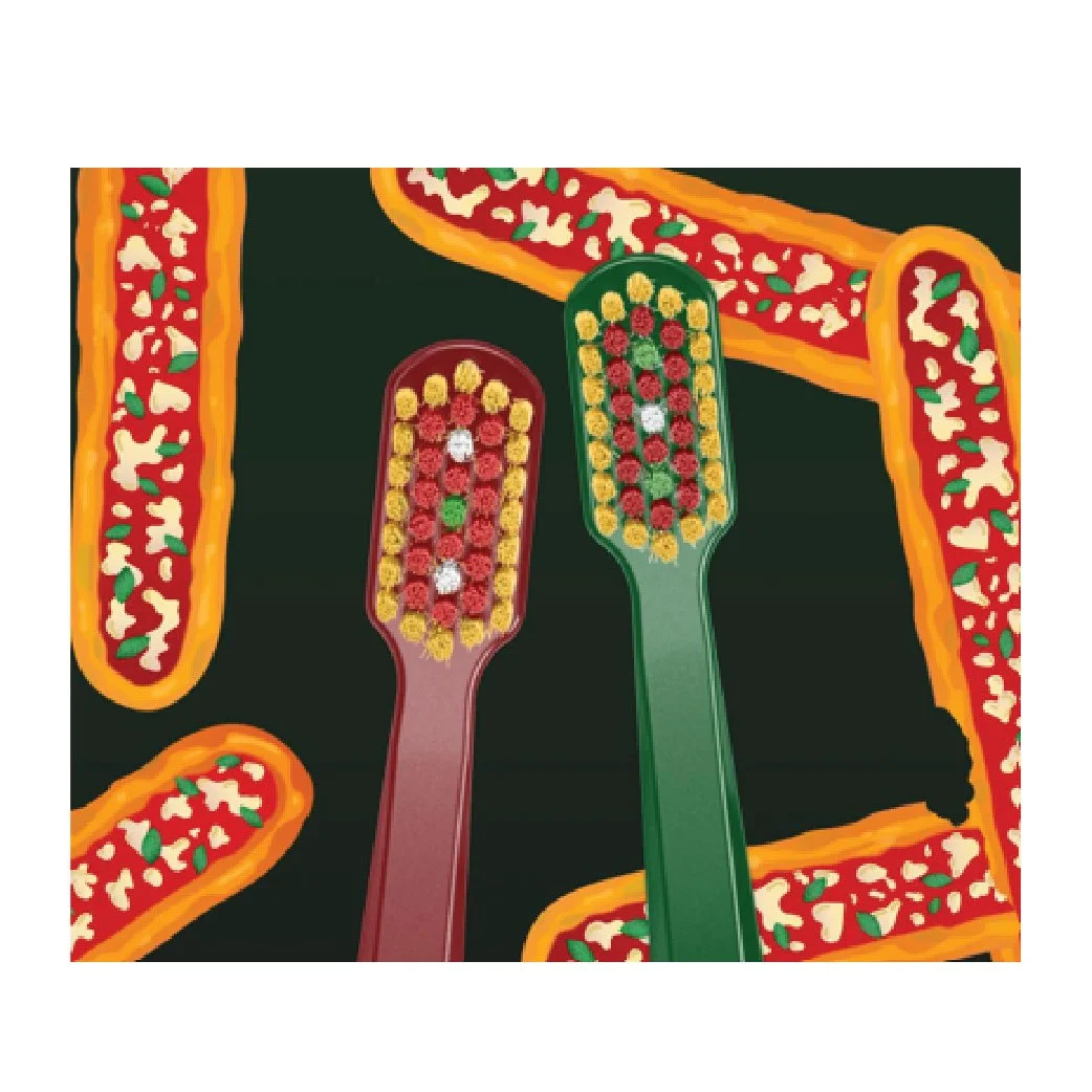 Curaprox and VITO are celebrating pizza with a new limited CS 5460 Edition toothbrush